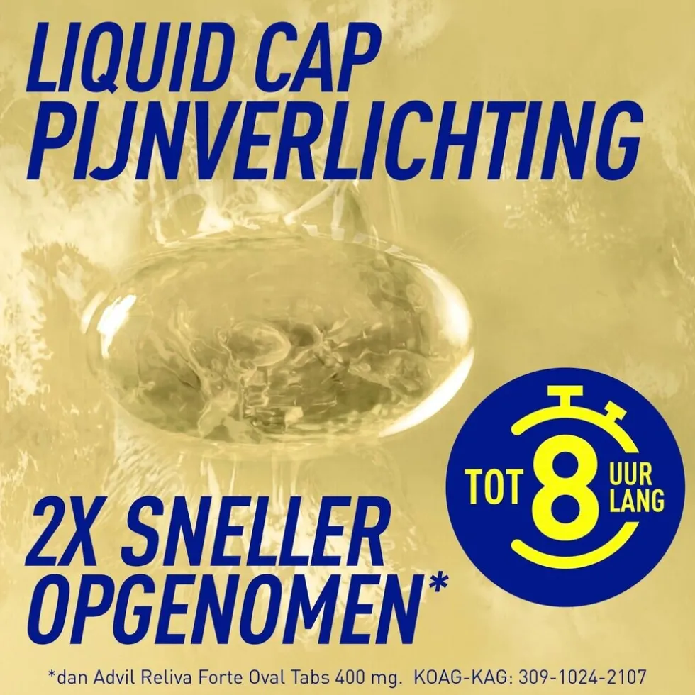 Advil Reliva Forte 400mg Liquid-Caps