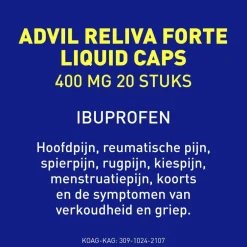 Advil Reliva Forte 400mg Liquid-Caps