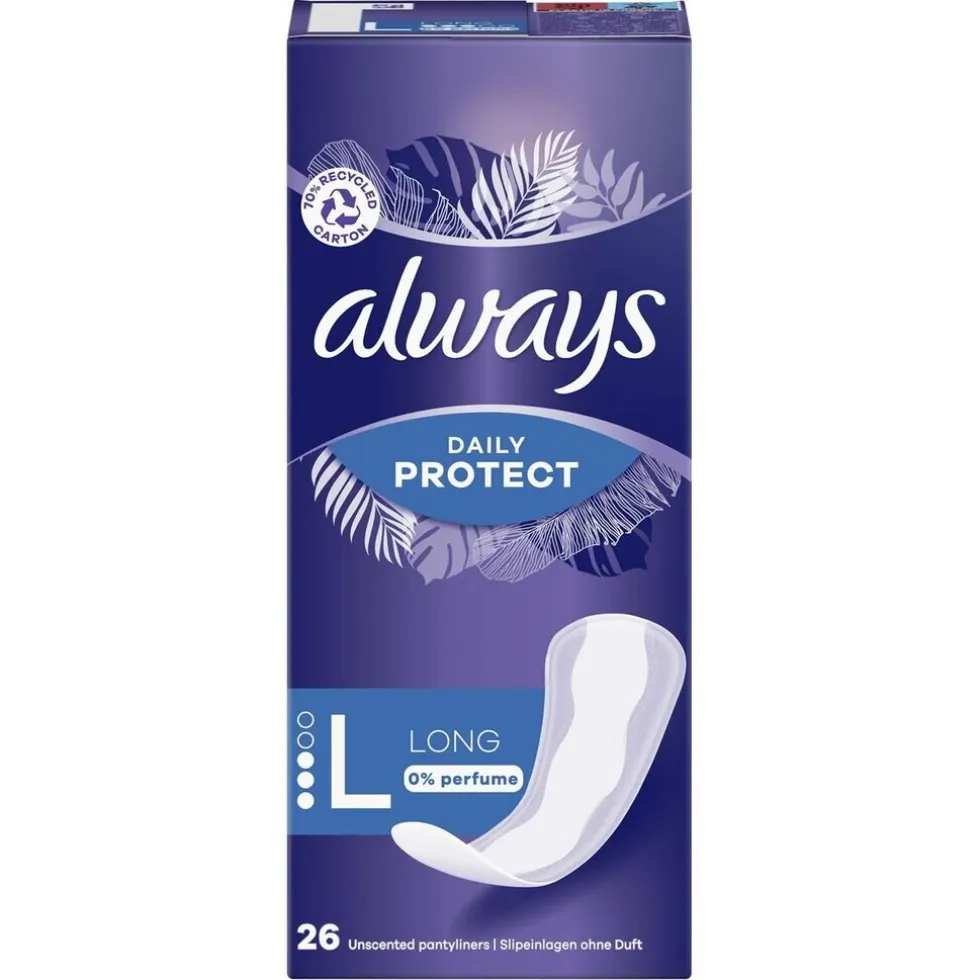 Always Dailies Long Inlegkruisjes