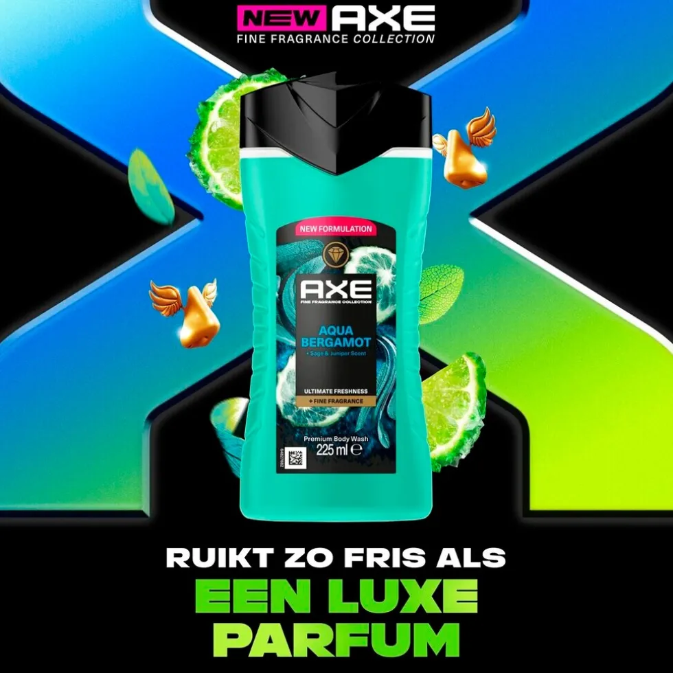 Axe Fine Fragrance Aqua Bergamot Douchegel