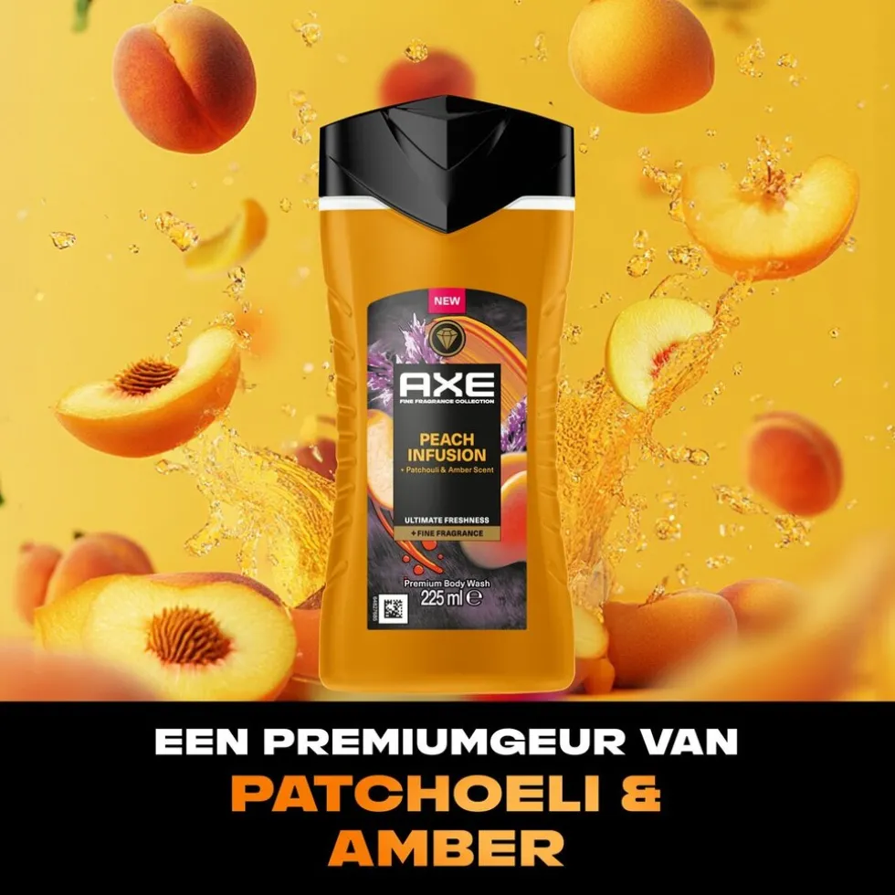 Axe Fine Fragrance Peach Infusion Douchegel