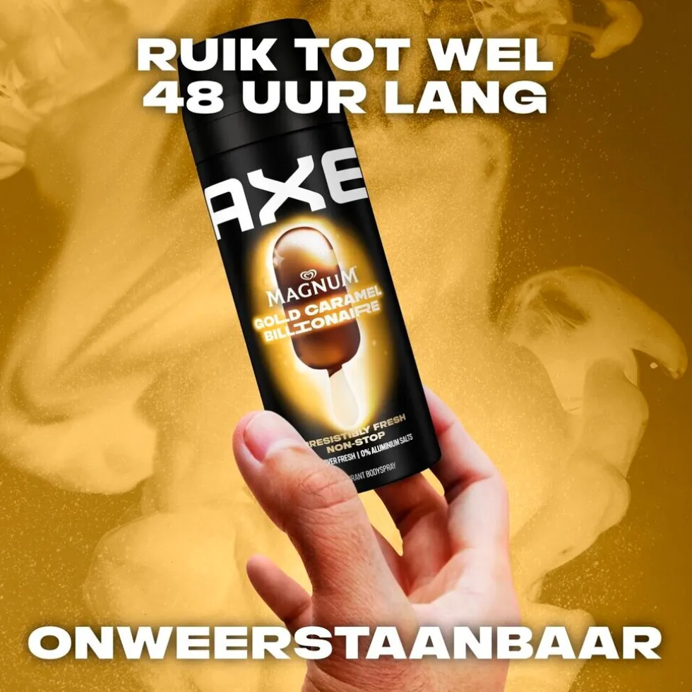 Axe Magnum Gold Caramel Billionaire Deodorant Bodyspray