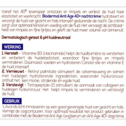 Biodermal Anti Age 40+ Nachtcrème