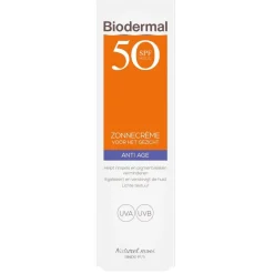 Biodermal Anti Age SPF50+ Zonnecrème voor het Gezicht