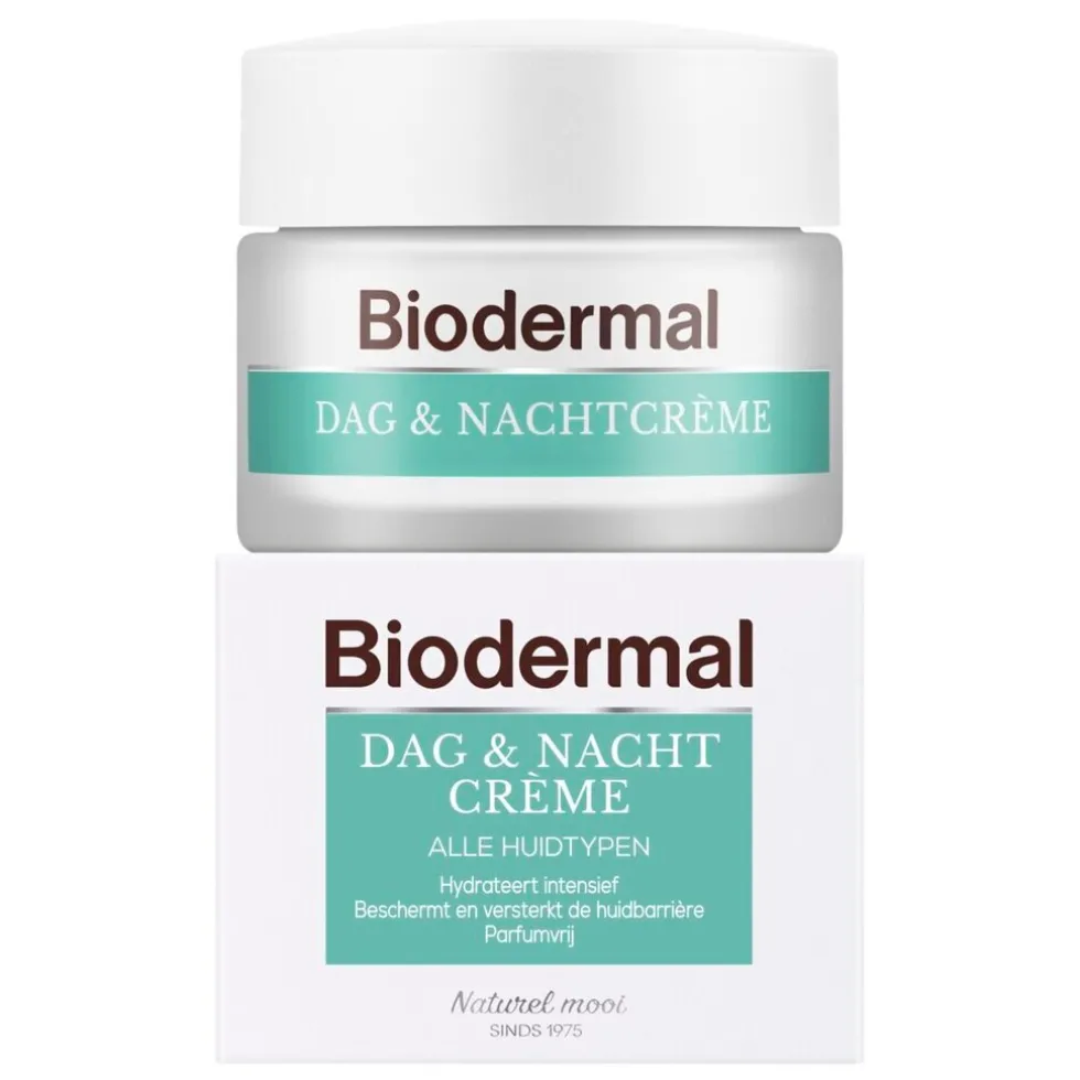 Biodermal Dag & Nachtcrème voor alle Huidtypen