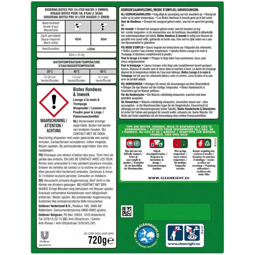 Biotex Handwas & Inweek Poeder
