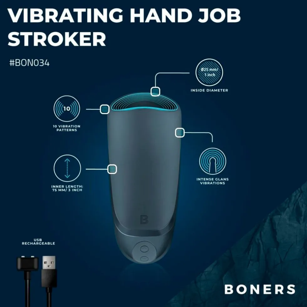 Boners #BONO34 Vibrating Hand Job Stroker