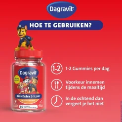 Dagravit Kids Multivitaminen Paw Patrol Gummies