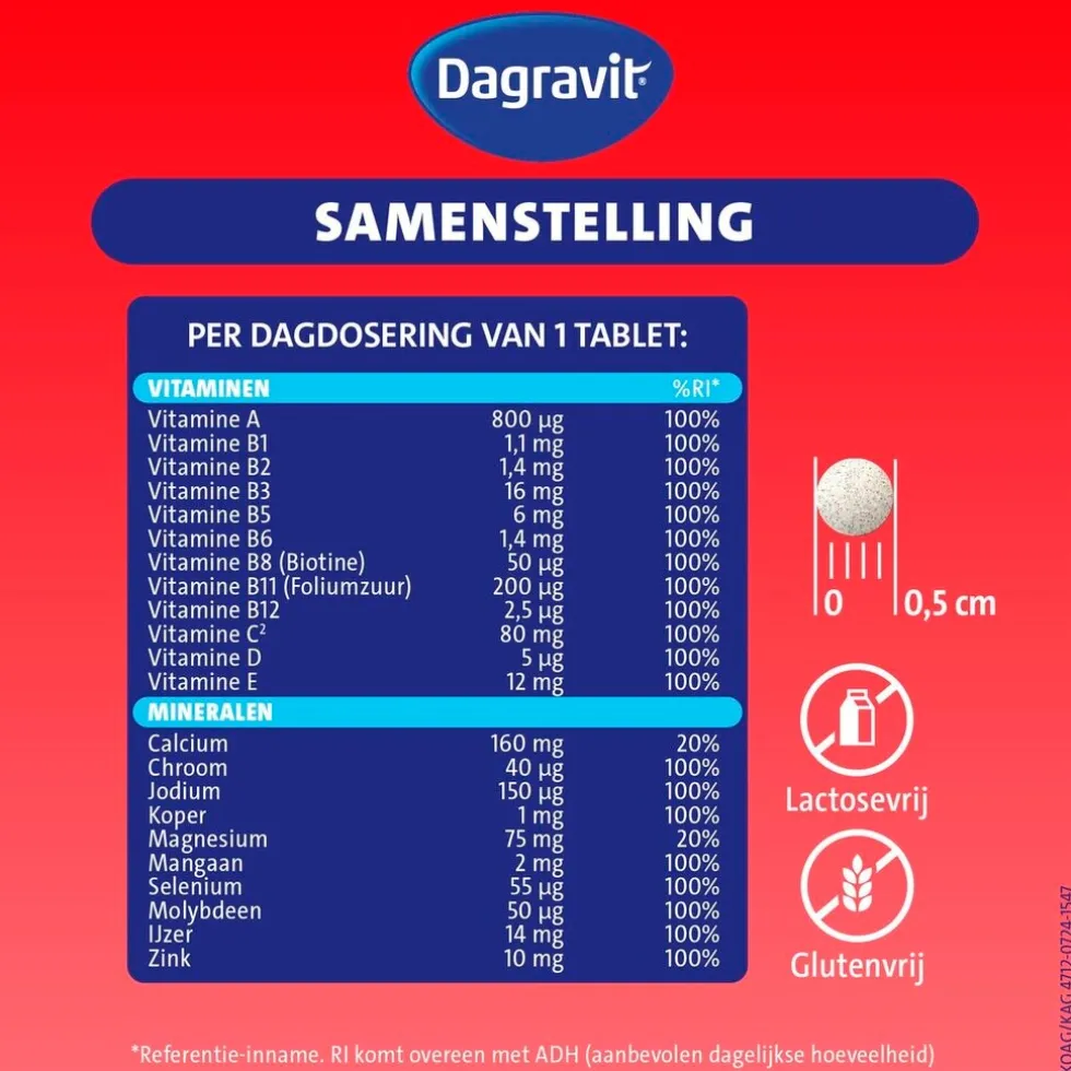 Dagravit Multi Elke Dag Tabletten