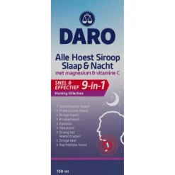 Daro Alle Hoest Siroop Slaap & Nacht Hoestsiroop