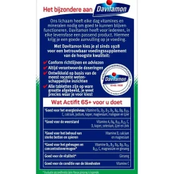Davitamon Actifit 65+ Tabletten