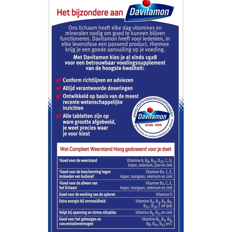 Davitamon Compleet Weerstand Bosvruchten Kauwtabletten