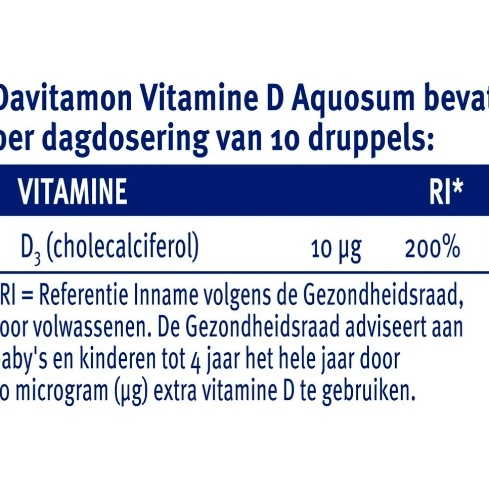 Davitamon Vitamine D Aquosum Baby en Kind