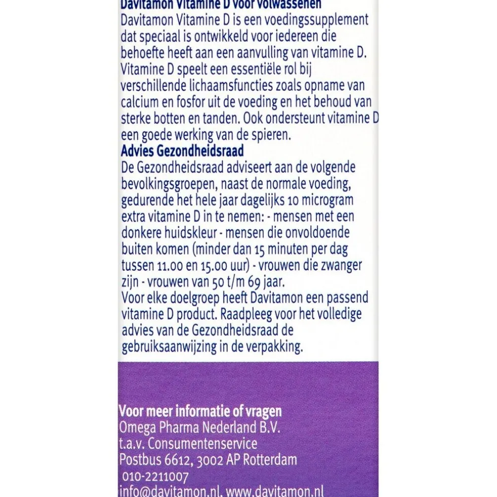 Davitamon Vitamine D Smelttabletten