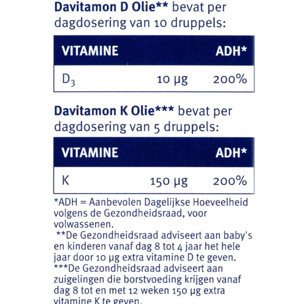 Davitamon Vitamine K en D Olie