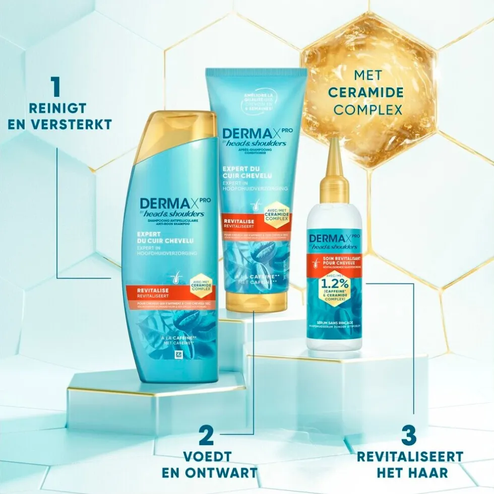 DermaXPro by Head & Shoulders Revitaliseert Conditioner