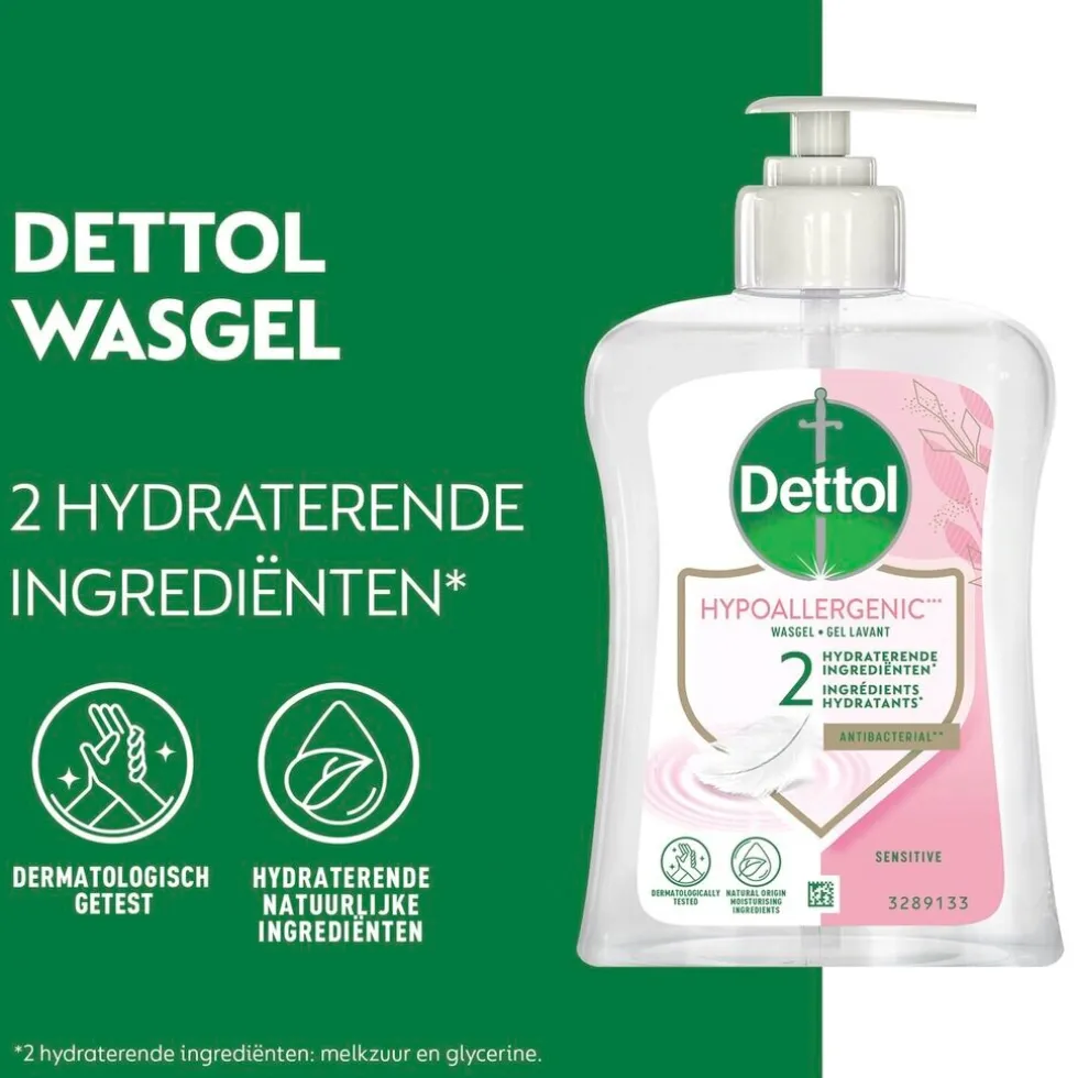Dettol Antibacteriële Wasgel voor Gevoelige Huid