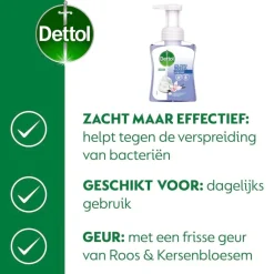 Dettol Orchidee & Vanille Zachte Mousse Antibacteriële Handzeep