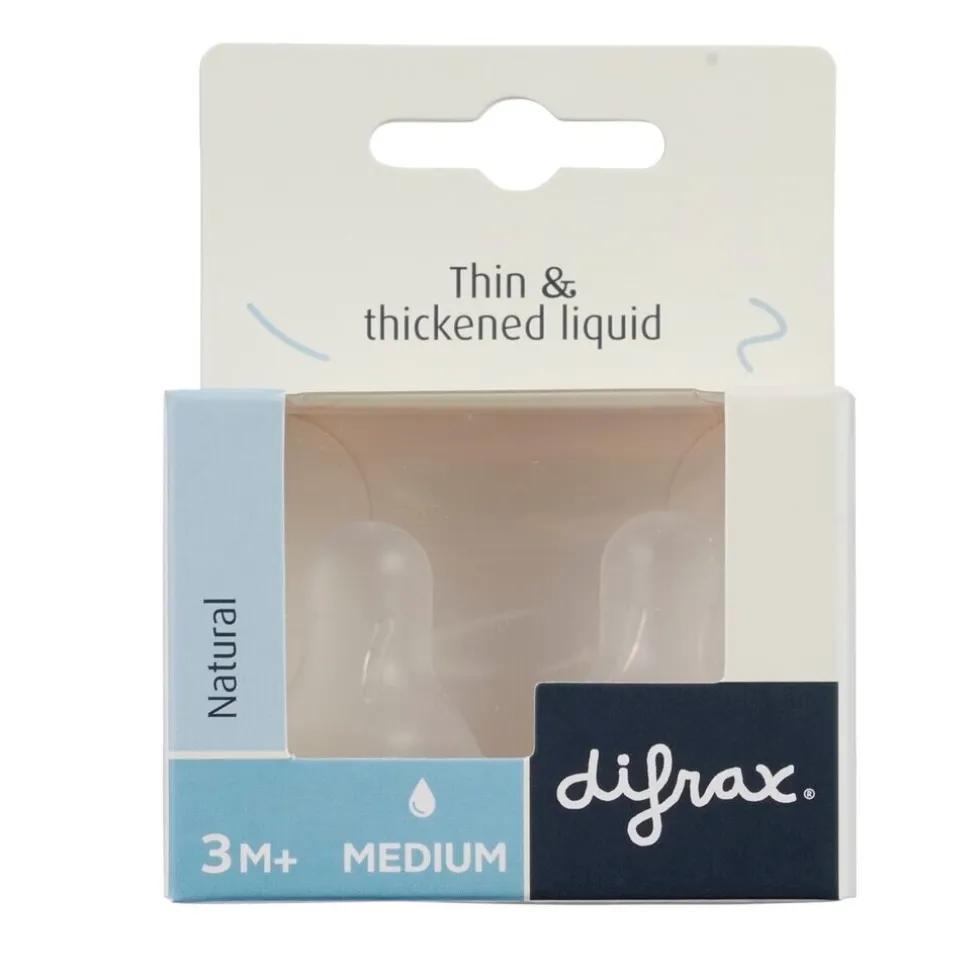 Difrax Natural 3+M Medium Flessenspenen