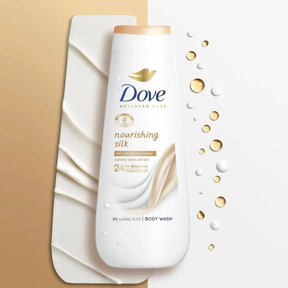 Dove Advanced Care Nourishing Silk Douchegel