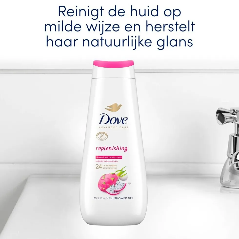 Dove Advanced Care Replenishing Dragonfruit & Coconut Cream Douchegel