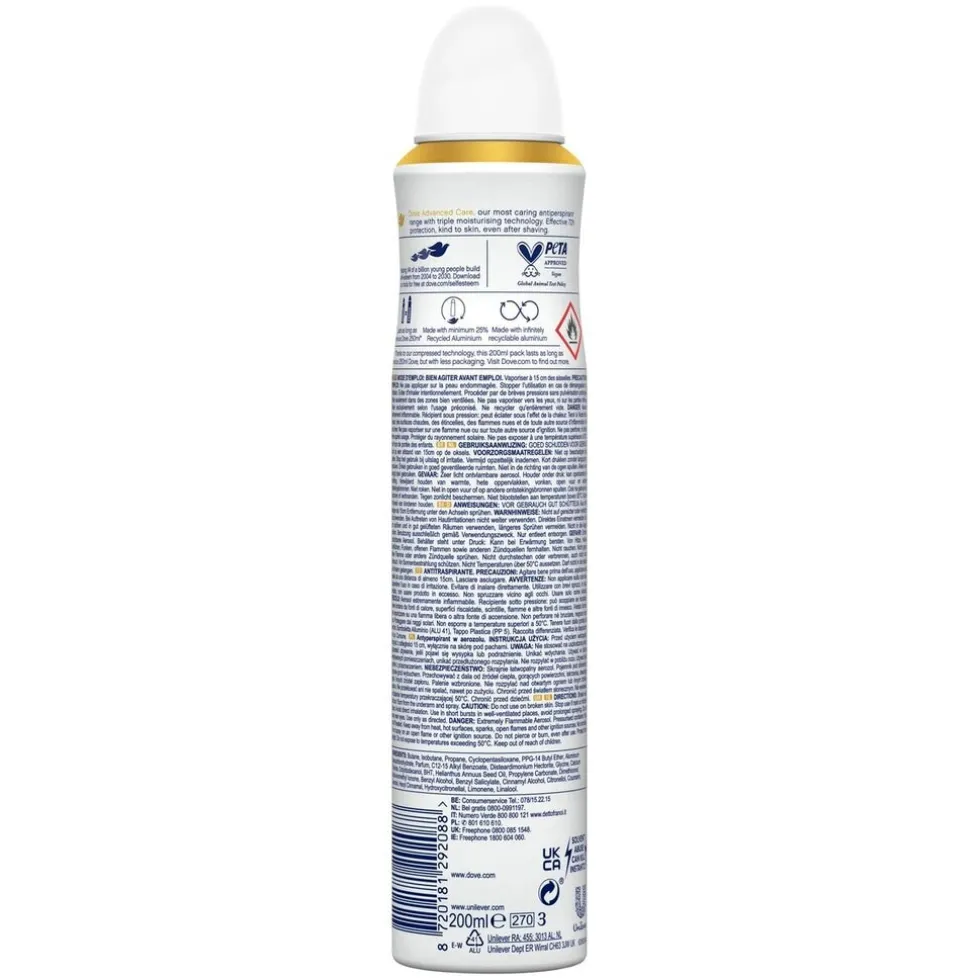 Dove Invisible Care Dry Deodorant Spray