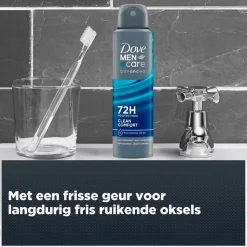 Dove Men+ Care Advanced Clean Comfort Antitranspirant Deodorant Spray