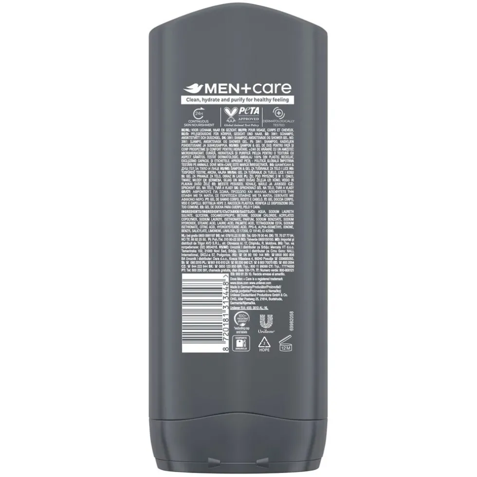 Dove Men+Care Clean Comfort Douchegel