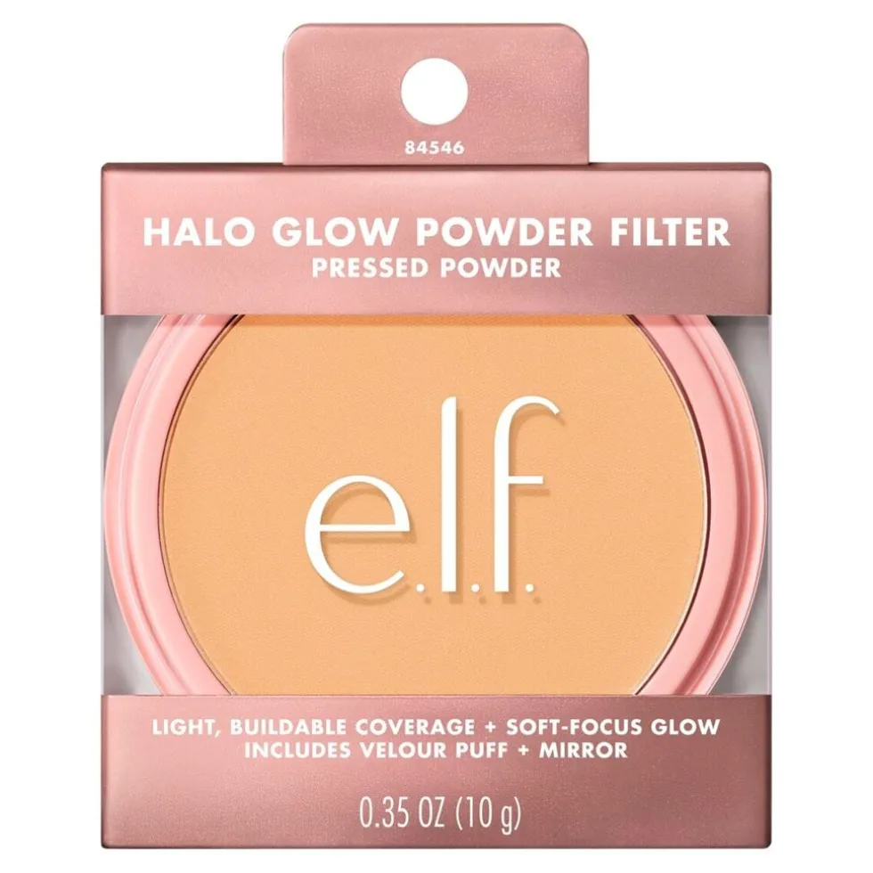 e.l.f. Halo Glow Powder Filter Light Warm Pressed Powder