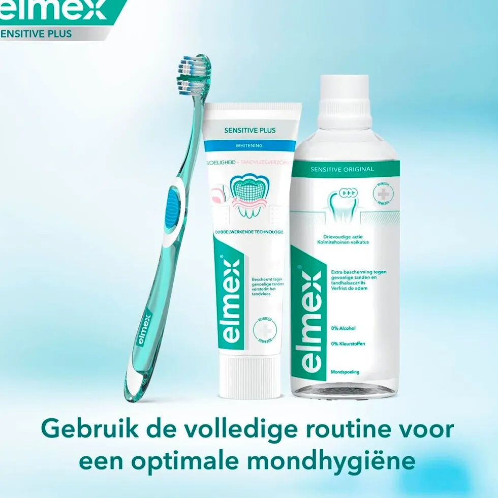 Elmex Sensitive Plus Gum + Gentle White Tandpasta