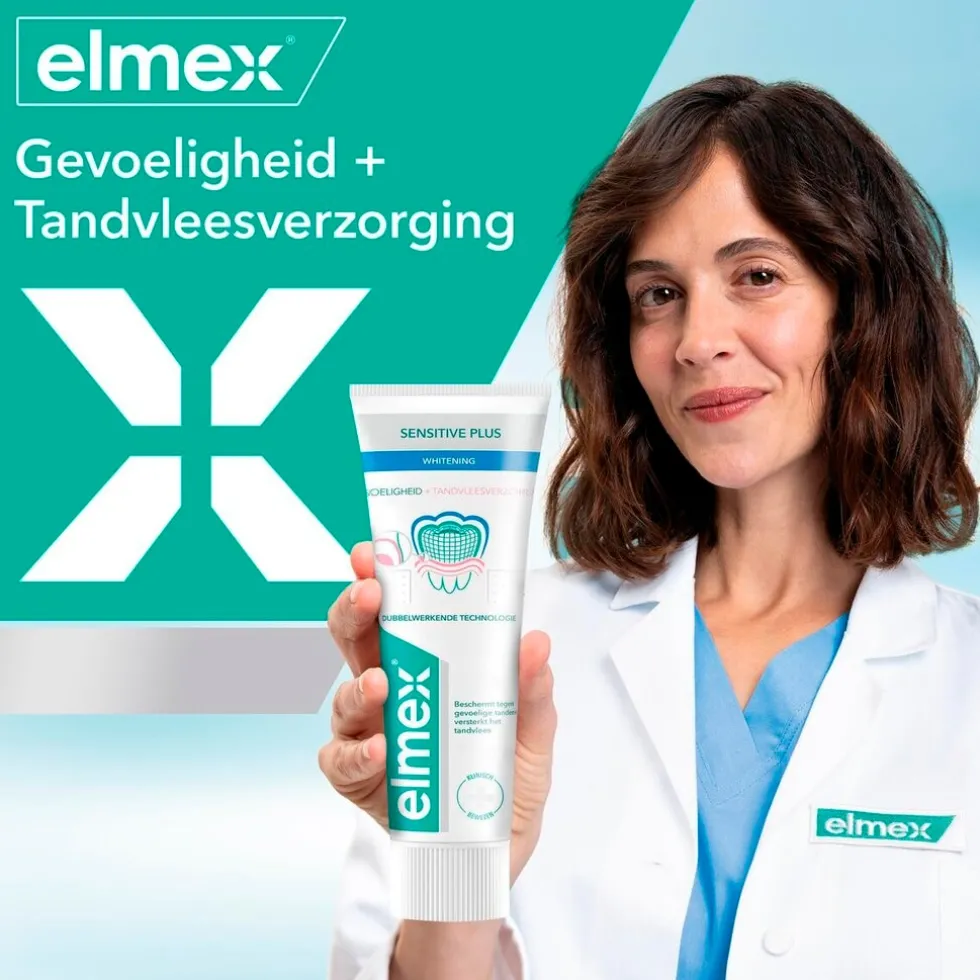 Elmex Sensitive Plus Gum + Gentle White Tandpasta