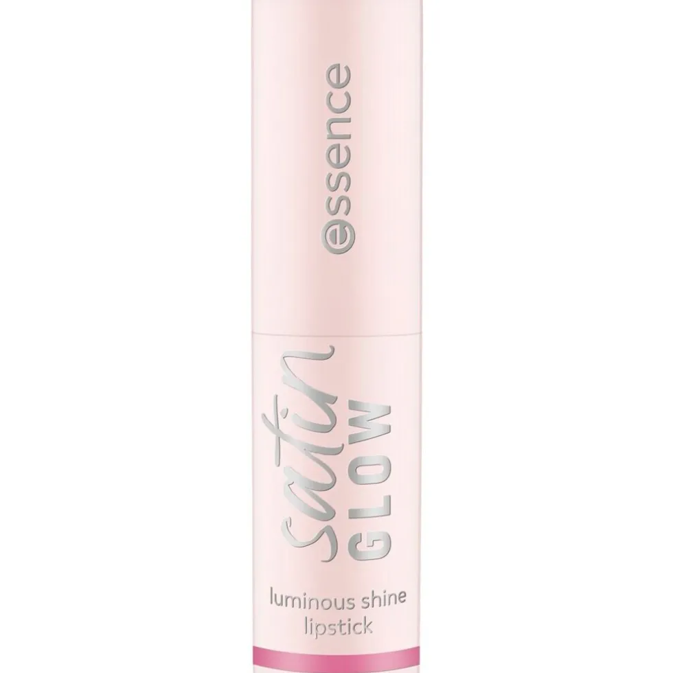 Essence Satin Glow 04 Let's Get Mauvin Luminous Shine Lipstick