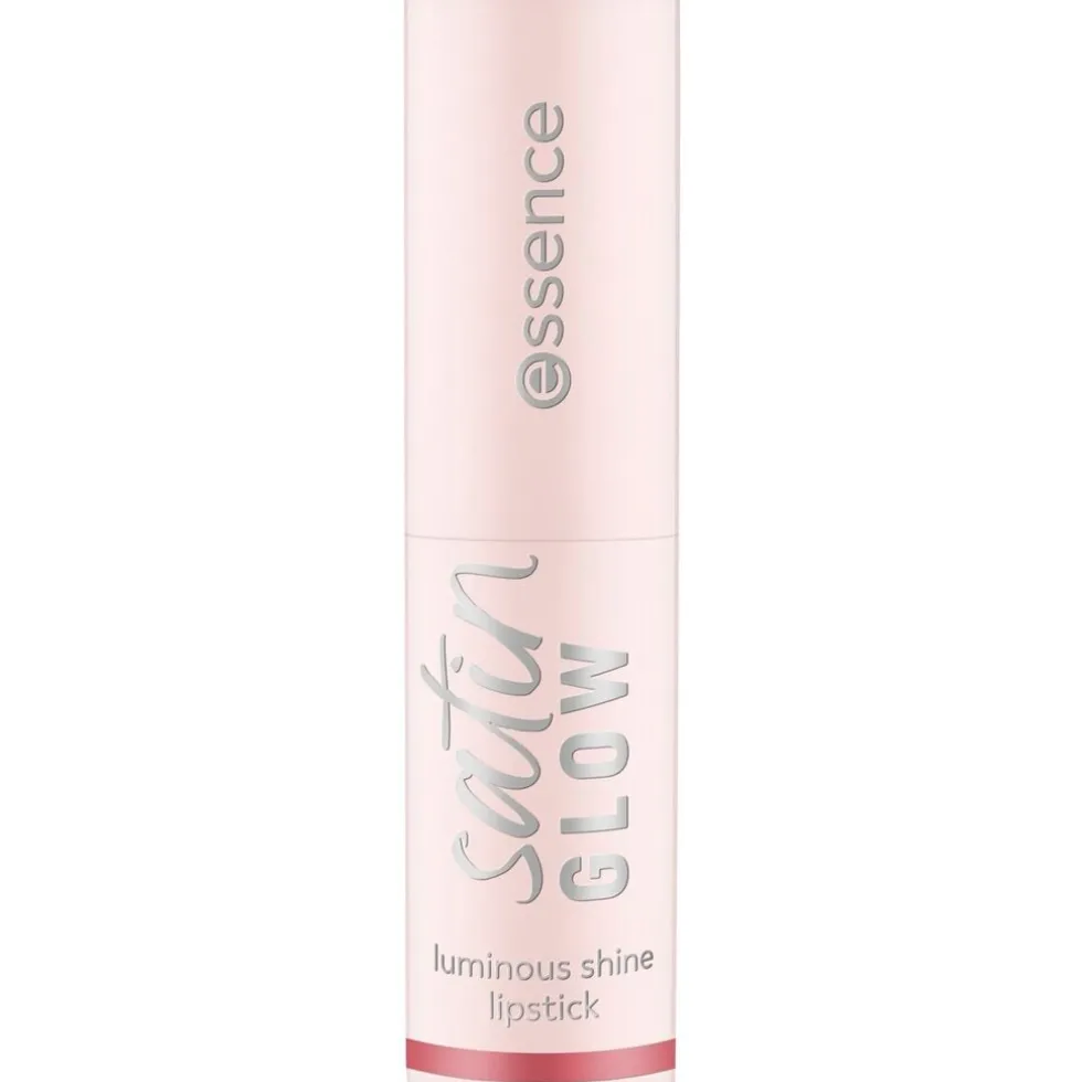 Essence Satin Glow 03 Rose And Shine Luminous Shine Lipstick