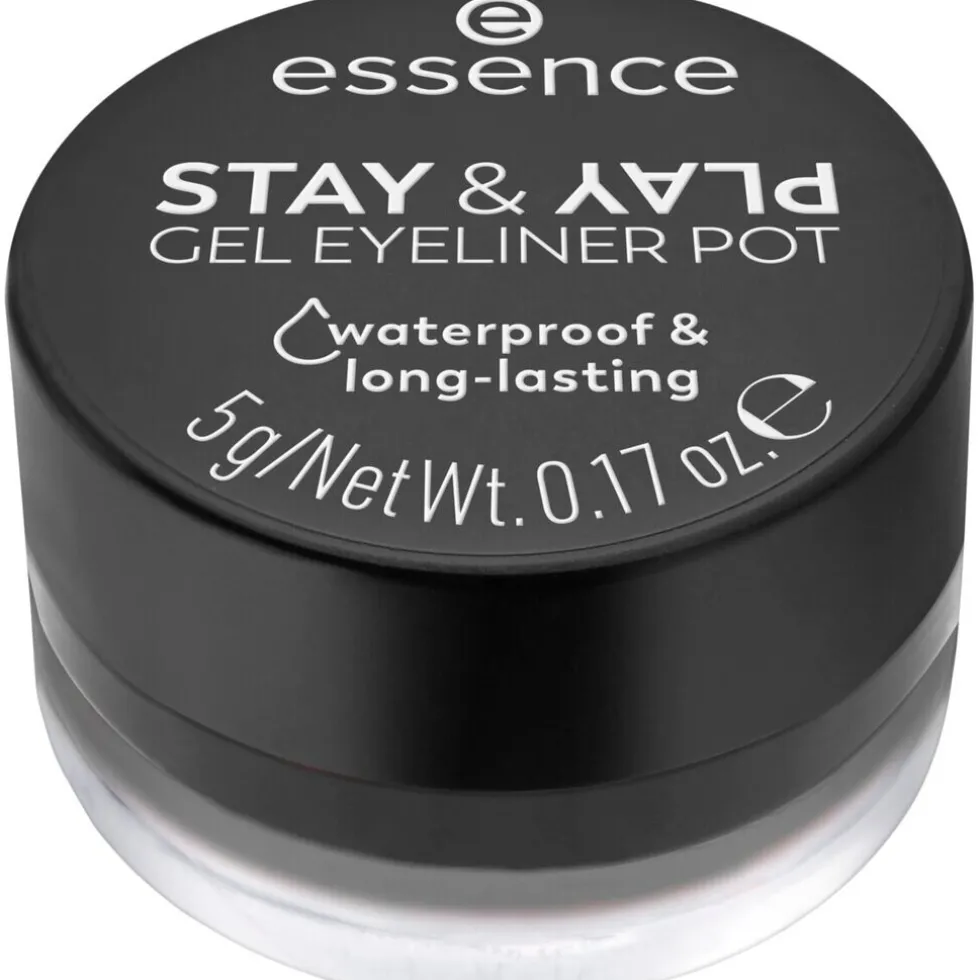 Essence Stay & Play 01 Black Gel Eyeliner Pot