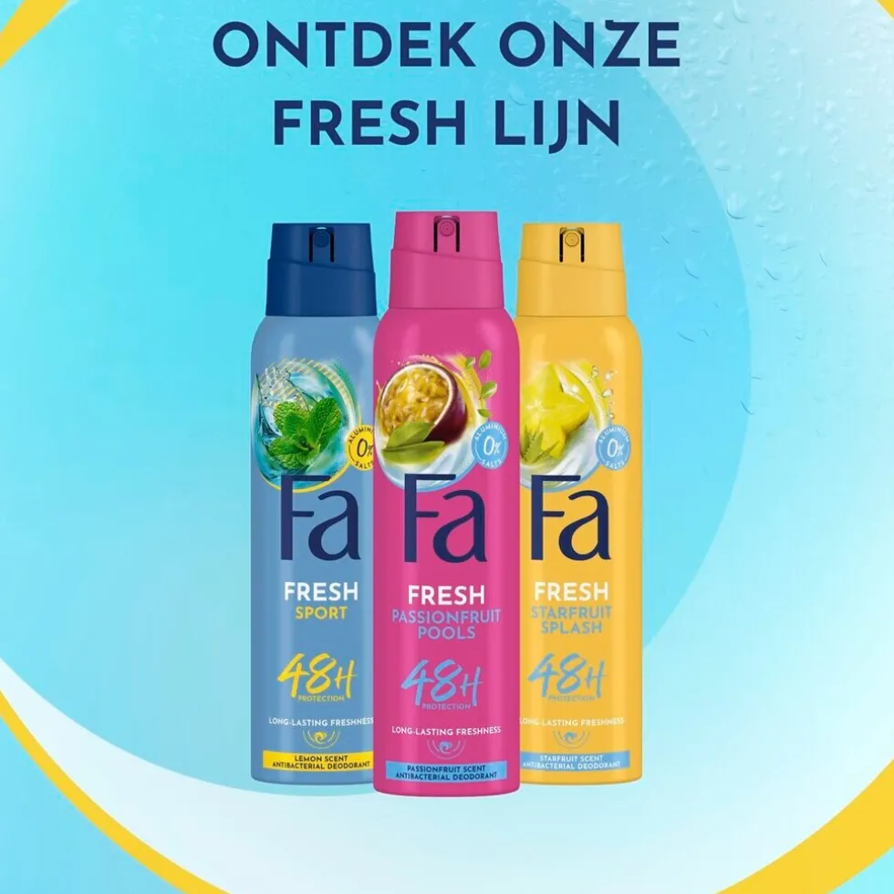 Fa Passion Fruit Pools Deodorant Spray