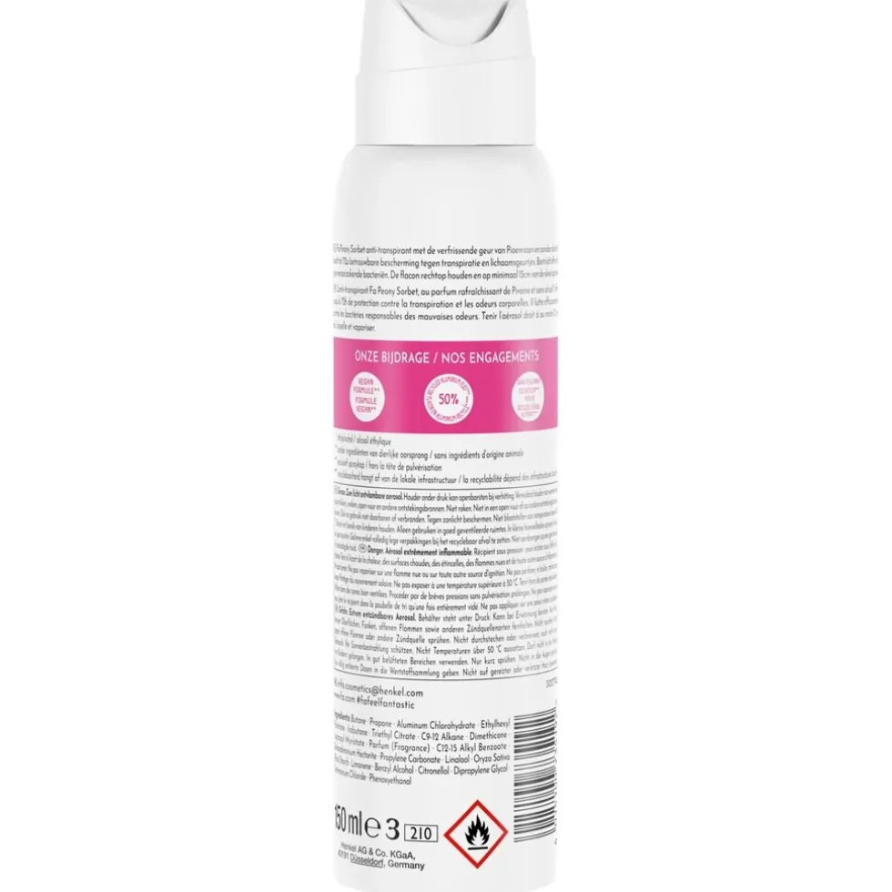 Fa Peony Sorbet Antitranspirant Spray