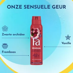 Fa Sensual Glamorous Black Orchid Deodorant Spray