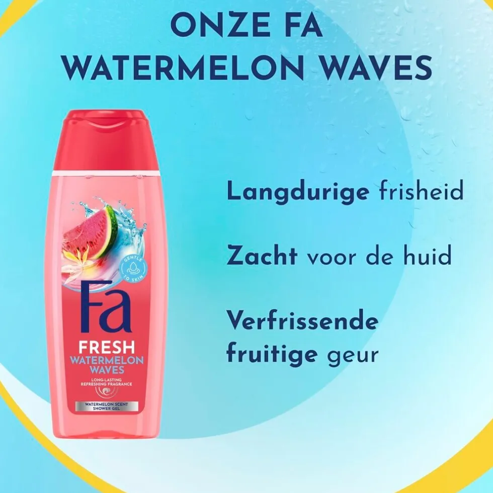 Fa Watermelon Waves Douchegel