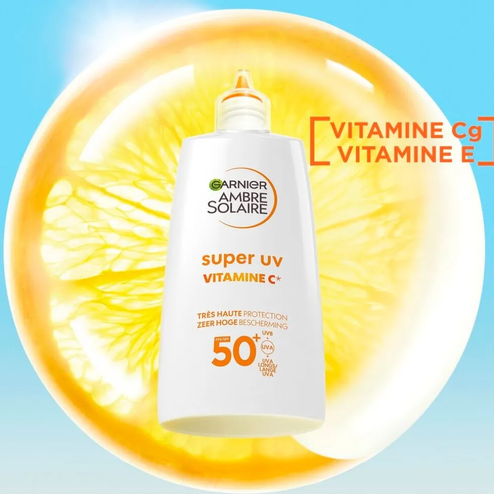 Garnier Ambre Solaire Super Uv Vitamine C SPF50+ Anti-Pigmentvlekken Fluid