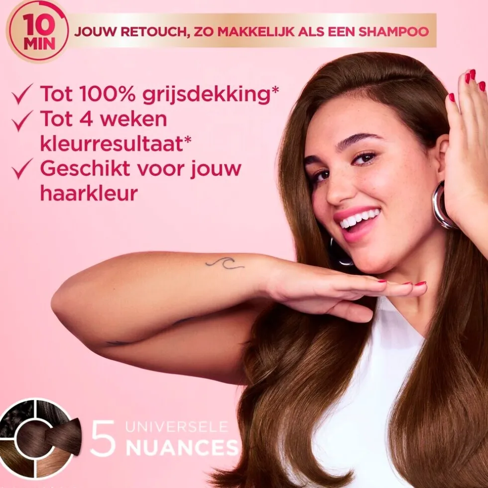 Garnier Color Sensation Color Retouch 3.0 Donkerbruin Haarkleuring