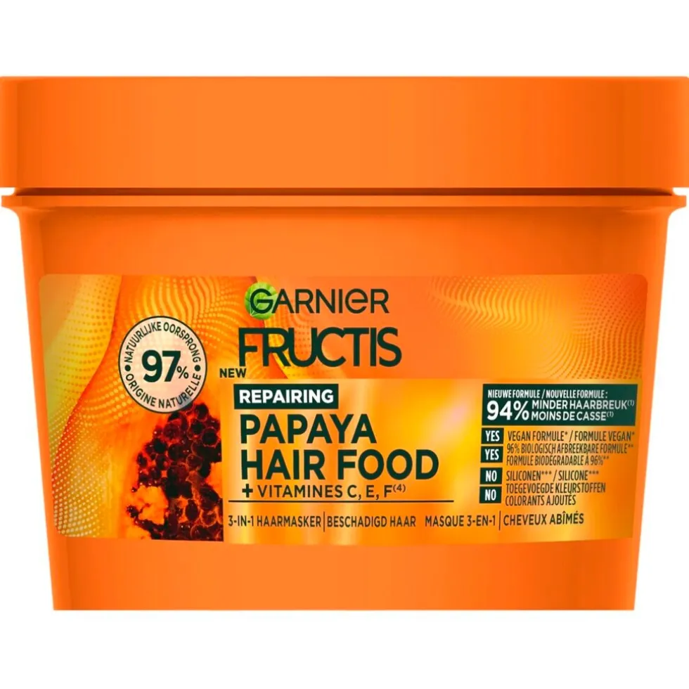 Garnier Fructis Color Repairing Papaya Hair Food 3-in-1 Haarmasker