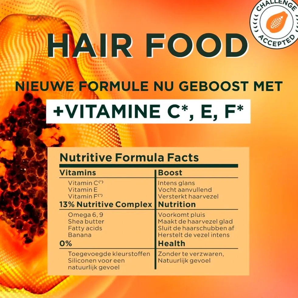Garnier Fructis Color Repairing Papaya Hair Food 3-in-1 Haarmasker