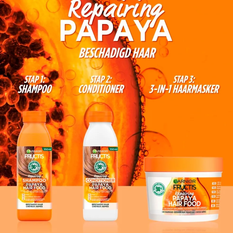 Garnier Fructis Papaya Hair Food Shampoo