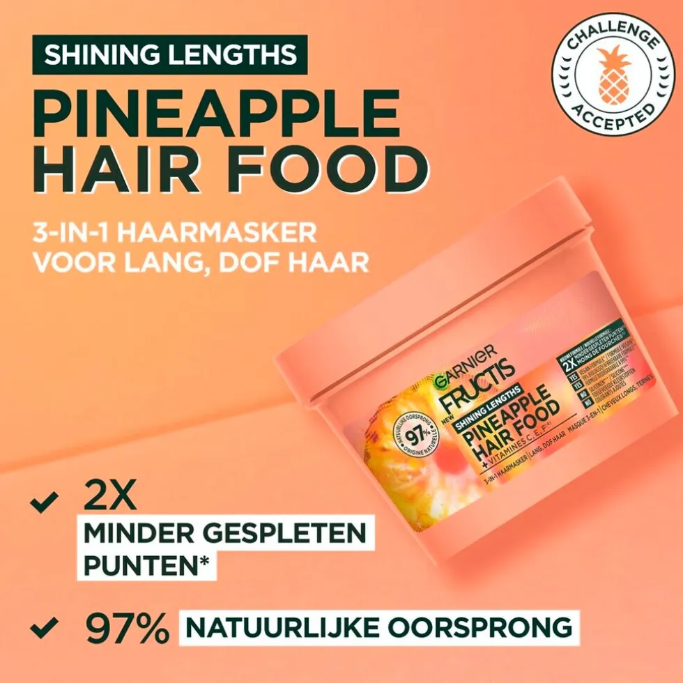 Garnier Fructis Pineapple Hair Food 3-In-1 Haarmasker