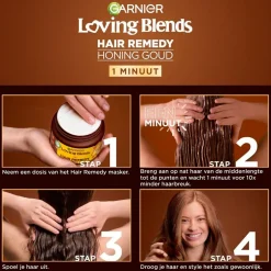 Garnier Loving Blends Hair Remedy Honing Goud Herstellend Haarmasker