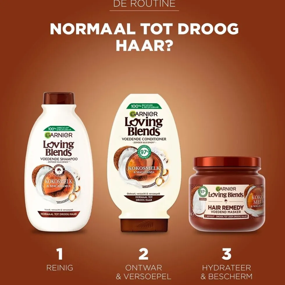 Garnier Loving Blends Kokosmelk & Macadamia Conditioner