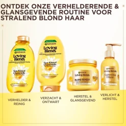 Garnier Loving Blends Sun-Kissed Chamomile & Bloemenhoning Verhelderende & Glansgevende Conditioner