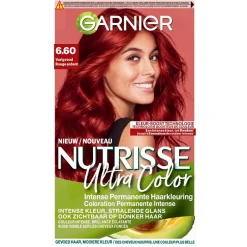Garnier Nutrisse Ultra Color 6.60 Vurig Rood Permanente Haarkleuring