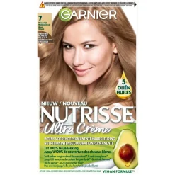 Garnier Nutrisse Ultra Crème 7 Natuurlijk Blond Intens Voedende Permanente Haarkleuring