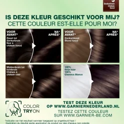 Garnier Nutrisse Ultra Crème 3 Donkerbruin Permanente Haarkleuring